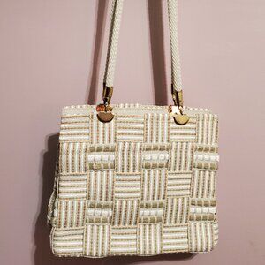 Vintage Made-in-Italy Straw Handbag